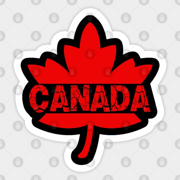 canada t-shirt Sticker by adouniss